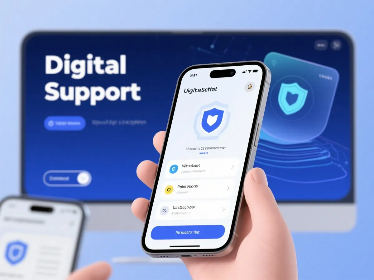 移动端服务与安全核验示意